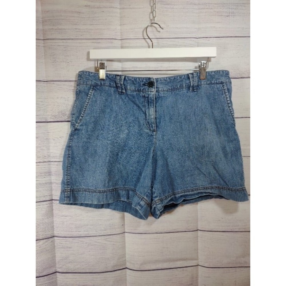 Ann Taylor LOFT Denim Mid-Rise Jean Shorts (6" inseam), Women's Size 12